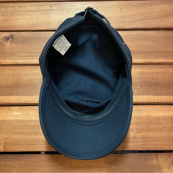 NWOT econscious navy blue Organic Cotton Fiber Twill Adjustable Corps hat EC7010 - Picture 5 of 6